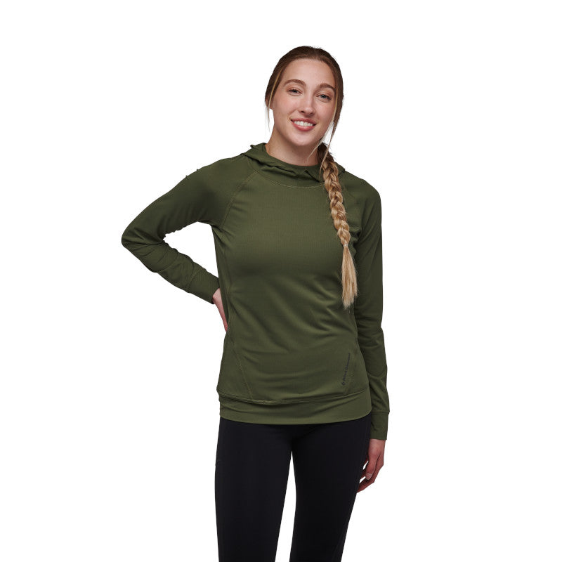 Hoodie Alpenglow Femme - Black Diamond